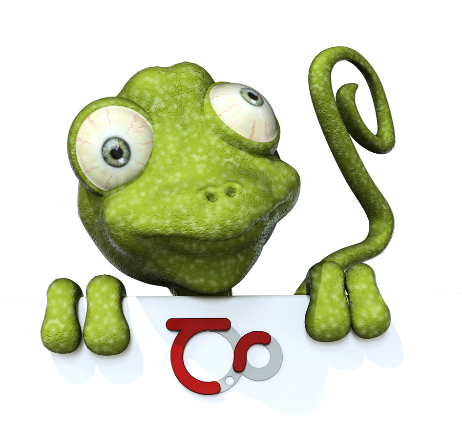 Chameleon Cartoon